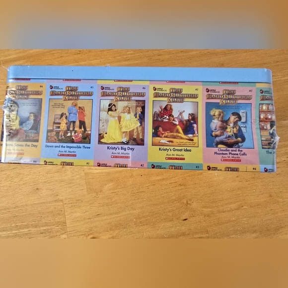The Baby Sitters Club Retro Tin Set (Books #1-6) By Ann. M. Martin New Sealed - Picture 3 of 4